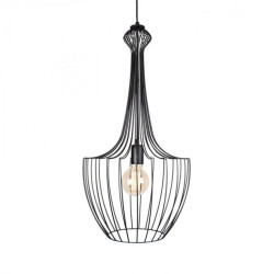 LAMPA WISZĄCA LUKSOR S CZARNA 8851 Nowodvorski