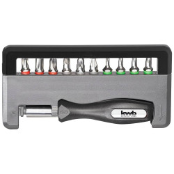 kwb 151010 Bit Set 12-piece fits pocket magnetic holder TQ 60 steel