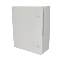 Obudowa standardowa ABS 400x500x180 z ocynkowaną płytą montażową (nieprzezroczysta) szara 800.700.004 HOROZ ELECTRIC