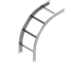Łuk pionowy LPDZC100H50N zewnętrzny drabiny grubość blachy 2.0mm 459110 BAKS