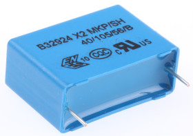 Kondensator foliowy 1.5μF 305V ac EPCOS Polipropylenowe rozstaw: 27.5mm THT ±20