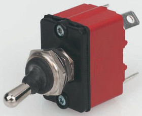 Przełącznik Wł.-wł. SPST APEM Montaż panelowy długość przełącznika 17.5mm