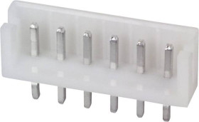 JST B6B-EH-A (LF)(SN) Listwa kołkowa, męska, standardowa B6B-EH-A (LF)(SN), wire-to-board, piny: 6, 3 A, 1 szt.