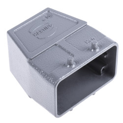 Osłona złączy dużej mocy HARTING rozmiar 10B Wpust boczny