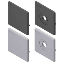 Zaślepka Ø tulei 8.4mm Szary Przykrywka Polipropylenowe