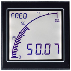 Trumeter APM-M2-APO Amp &amp; Freq Meter Pos LCD Digital/4-20mA Outputs 100-240V AC