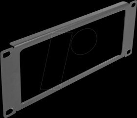 66673 10" Network Cabinet Panel with opening 2U black