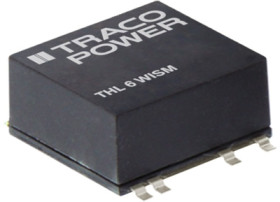 DC converter, 9-36 VDC, 6 W, 2 outputs, ±12 VDC, 83 % efficiency, THL 6-2422WISM