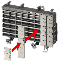Pokrywa zamykająca Pokrywa końcowa ABB ZLS100 Wciskane