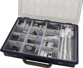 AY000173, Akcesoria do czujników, Zestaw walizek System montażowy Rurki i wsporniki montażowe, Uchwyty i tuleje zaciskowe
