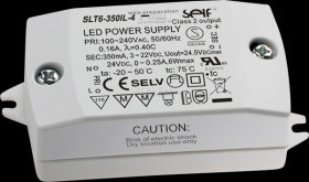 SLT6-500IL-4 LED transformer, 6 W, 3 - 12 V DC, 0.5 A