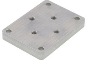 AO000637 Akcesoria optyczne, płyta adaptera, 45x62x8mm, wykonany z aluminium