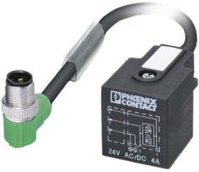 Przewód czujnik-siłownik ze złączem Złącze M12 liczba rdzeni 3 długość 600mm Rodzaj A Męskie Złącze B DIN 43650 Form A