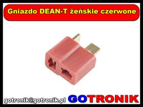 Gniazdo DEAN-T żeńskie czerwone