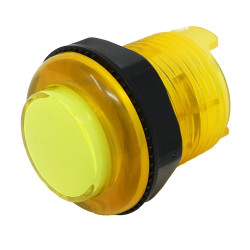 Arcade Button with LED - 30mm Translucent Yellow