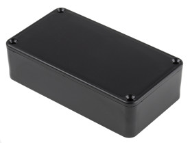 Obudowa ABS szerokość zew. 62 mm długość zew. 112 mm wys. zew. 31 mm RS PRO IP54 Czarny