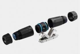 Mufa hermetyczna łącznik beznarzędziowy Moduł do łączenia kabli STP kat.6 Krone LSA IP68