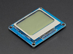Adafruit Nokia 5110/3310 monochrome LCD + extras