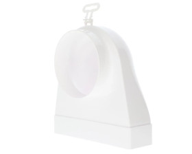 Kolano łącznikowe 90st. 60x204/fi125mm KP204-23/125