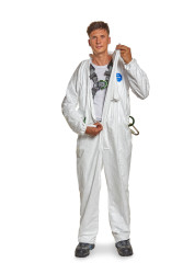 Kombinezon ochronny, kolor: Biały, DuPont