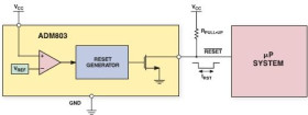Microprocessor Supervisory Circuit in 3-Lead SC70, Active-Low Open-Drain Output