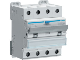 Wyłącznik różnicowoprądowy z członem nadprądowym B 16A 3P+N 6kA 30mA typ A ADM416C HAGER