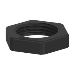 OBO Bettermann 2049082 Locknut M20 PG20 Black Plastic DIN 46319