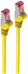 Patch cable, RJ45 plug, straight to RJ45 plug, straight, Cat 6A, S/FTP, LSZH, 2 m, yellow, BS75712-AY