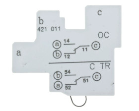 Styk pomocniczy lub alarmowy 1P do DPX3 CTR-OC 421011