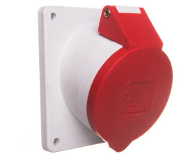 Gniazdo tablicowe skośne 32A 5p 400V 6h IP44 1239