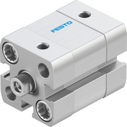 Siłownik pneumatyczny skok: 5mm Festo Ø 16mm dwustronnego działania Action 44.7mm ADN-16-5-I-P-A M5