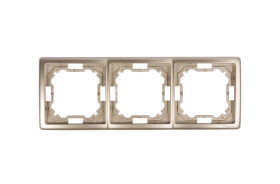 Simon Basic Standard Ramka potrójna uniwersalna satynowa BMR3/29