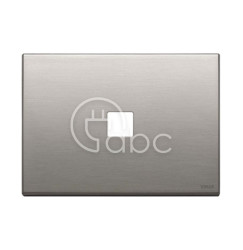 Ramka ozdobna 3Mx1 Flat, szczotkowany nikiel, 22683.1.11