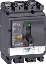Wyłącznik kompaktowy MCCB, 3-biegunowy, 100A, 690V, Stałe, Schneider Electric, NSX R