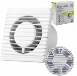 Wentylator łazienkowy domowy cichy Fi 100 biały ścienny