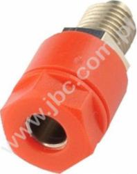 3230-RT Gniazdo izolowane, 4mm, mont.M6, przyłącze lutowane, czerwony, ELECTRO-PJP, 3230RT