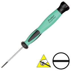 Wkrętak płaski 2mm ESD precyzyjny, Proskit SD-083-S3