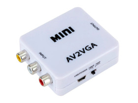 Konwerter AV (3RCA)->VGA (AV2VGA)