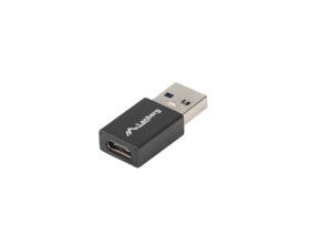Adapter USB-C 3.1 - USB-A czarny LANBERG