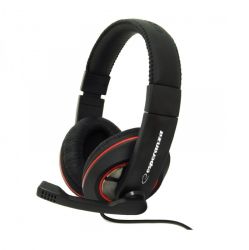 Słuchawki stereo z mikrofonem i regulacją głośności