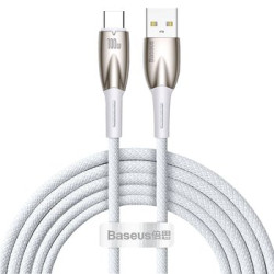 Kabel przewód USB - USB-C / Typ-C 200cm Baseus Glimmer CADH000602 z obsługą szybkiego ładowania 100W LED