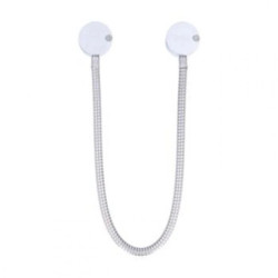 Chromowany metalowy przepust kablowy 600mm