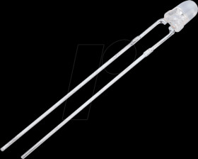 L-7113YC LED, 5 mm, wired, yellow, 40 mcd, 20°