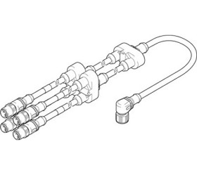 Złączka pneumatyczna M12 M12 Festo Złączka prosta