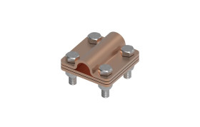 Złącze uniwersalne 3-elem. 60x60 bednarka-pręt16 miedź 214.3.1 CU 21401303