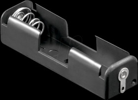 Holder for 1 Mignon cell (AA), solder tag