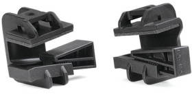 Heavy duty mount, PA, black, (L x W x H) 46.2 x 28.6 x 36.7 mm, 151-01187