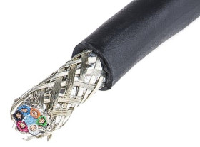 Kabel do transmisji danych 6 -parowy 0,9 mm² 12 -rdzeniowy Ekranowany 18 AWG AWG TPU 300 V