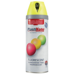 PlastiKote 440.0001901.076 1901 Twist &amp; Spray Fluorescent Yellow 400ml