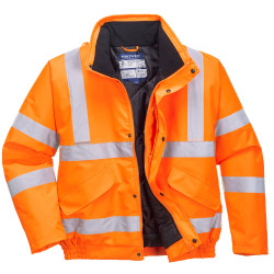 Bomber Jacket Orange Hi-Vis Class 3 EN47
